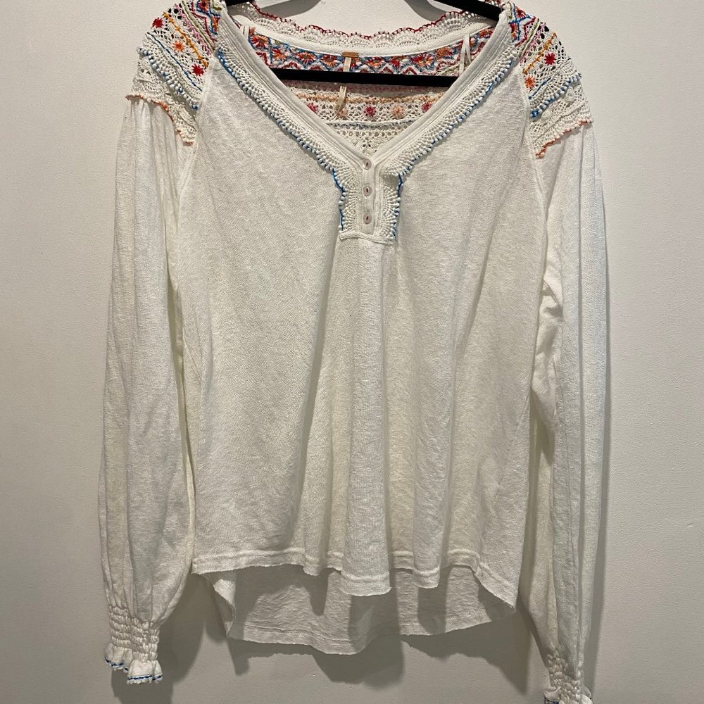 Free People White Top